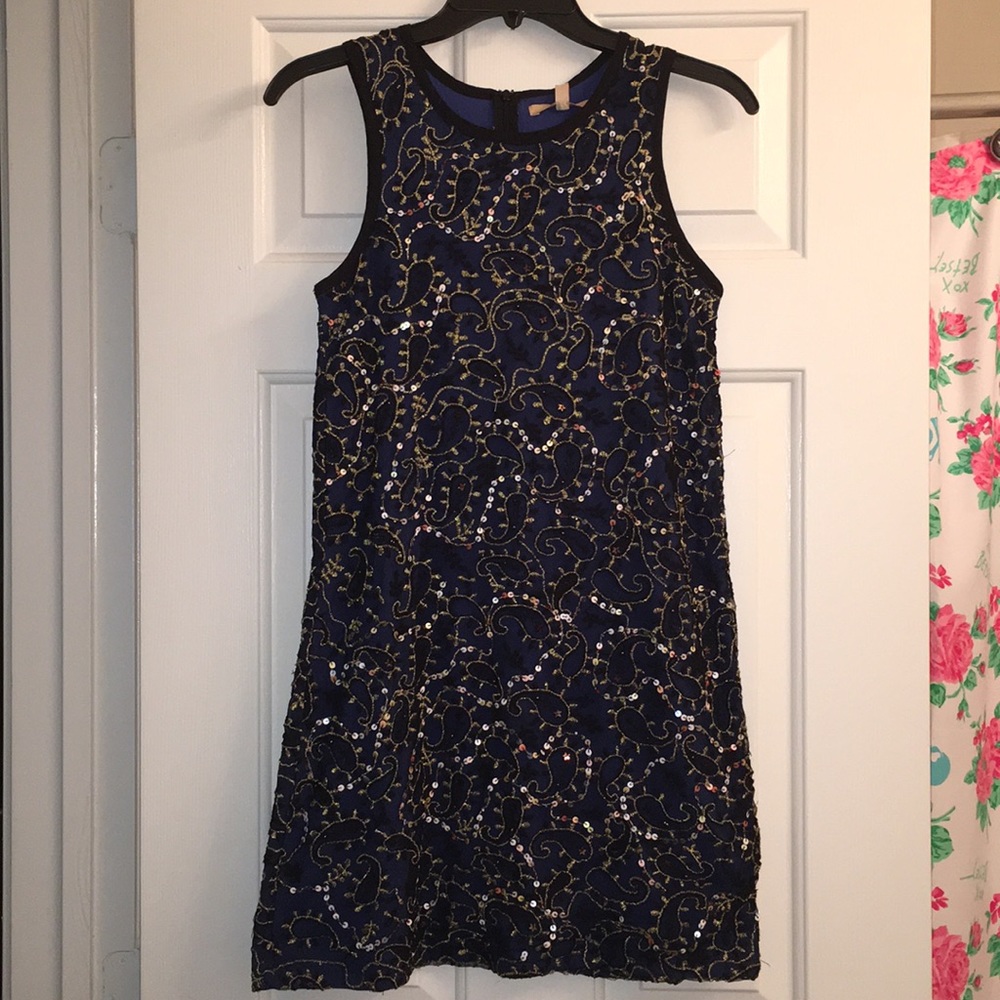 Zara Embroidered Sequin Dress